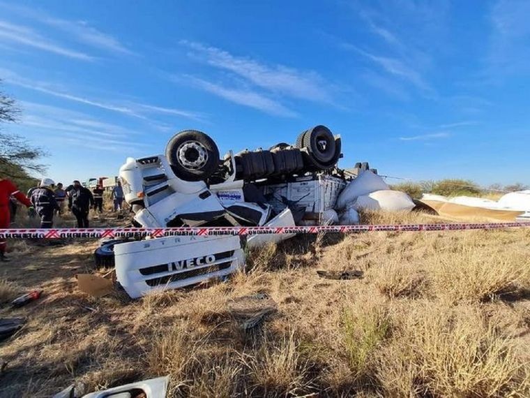 El accidente se registró sobre la ruta 27 en La Rioja.