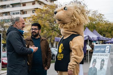 MDZol | En plena campaña del año pasado, parte de la Batalla Cultural. Foto: Santiago Tagua/MDZ