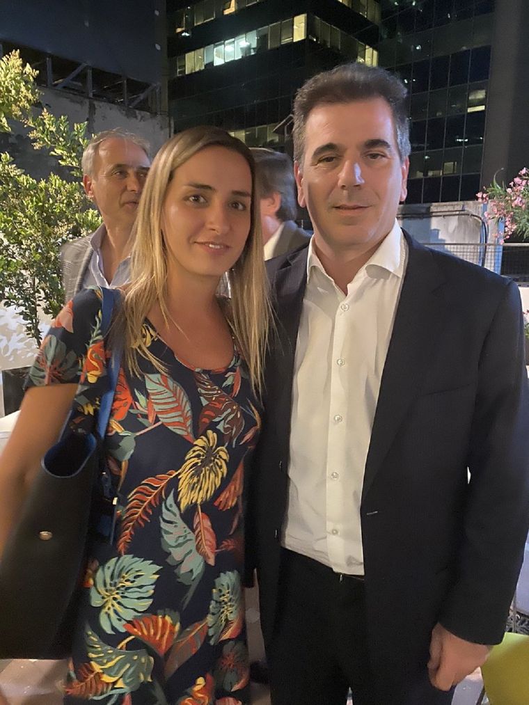 Mercedes Joury y Cristian Ritondo.