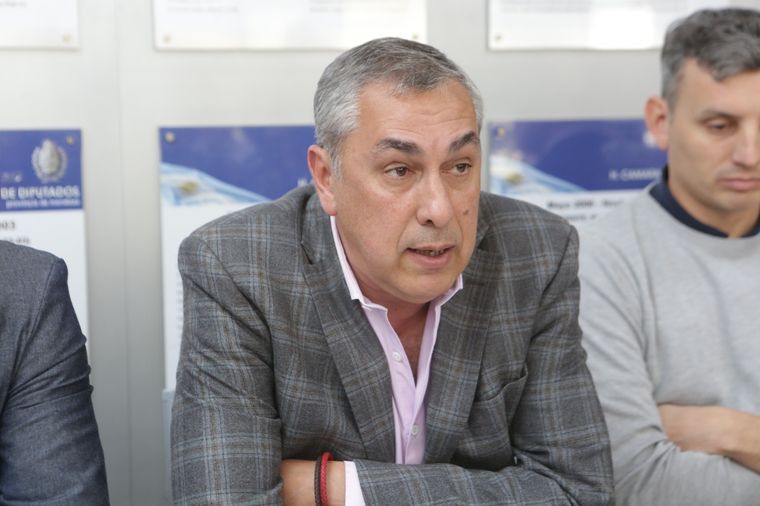 Enrique Vaquié en la Legislatura Foto: Gobierno de Mendoza