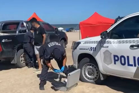 Policía de Pinamar Foto: NA