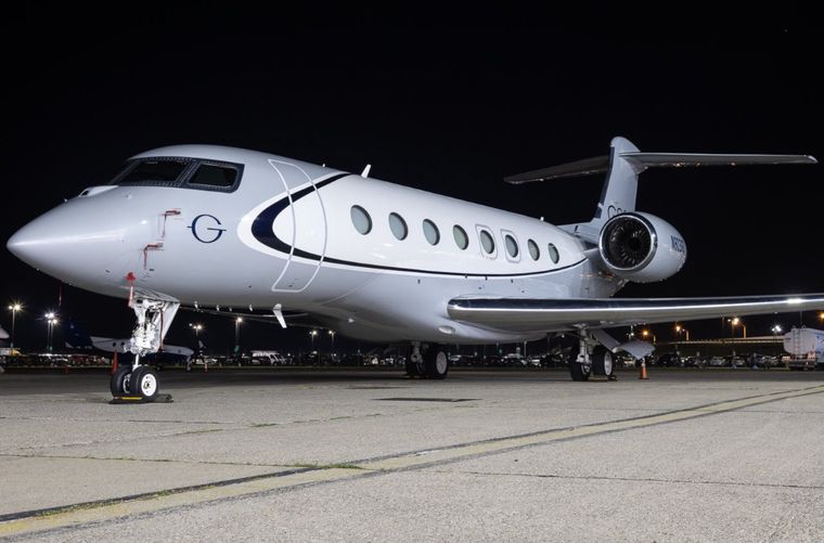 Impresionante: debuta en Aeroparque el jet privado más importante de Argentina.