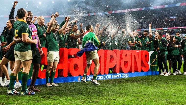 Sudáfrica ganó su cuarta corona mundia.. Foto: @Springboks