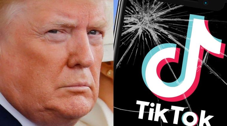 Trump arremete contra TikTok. Foto: Business Insider.