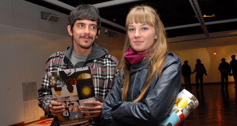 Facundo Díaz y Kitty Faingold disfrutando la Estación Ambiental. Foto: Nacho Gaffuri / MDZ