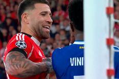 El cruce entre Otamendi y Vinícius generó una gran repercución.