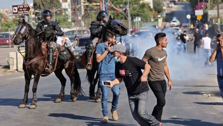 La amenaza de desalojo de las familias palestinas fue uno de los disparadores de la violencia entre Hamás e Israel en mayo de este año. Foto: Getty Images