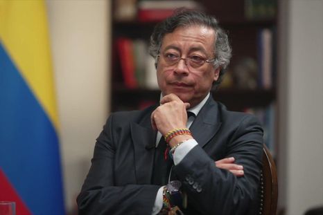 El presidente Gustavo Petro habló con la BBC en Nueva York en el contexto de la Asamblea General de Naciones Unidas. El presidente Gustavo Petro habló con la BBC en Nueva York en el contexto de la Asamblea General de Naciones Unidas.
