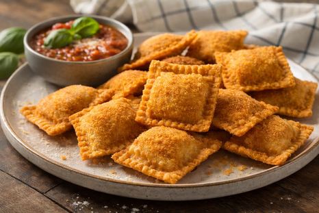 Una receta perfecta de ravioles fritos para compañar con tu dip favorito Una receta perfecta de ravioles fritos para compañar con tu dip favorito