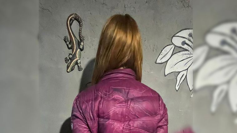 La mujer detenida en el barrio San Martín.