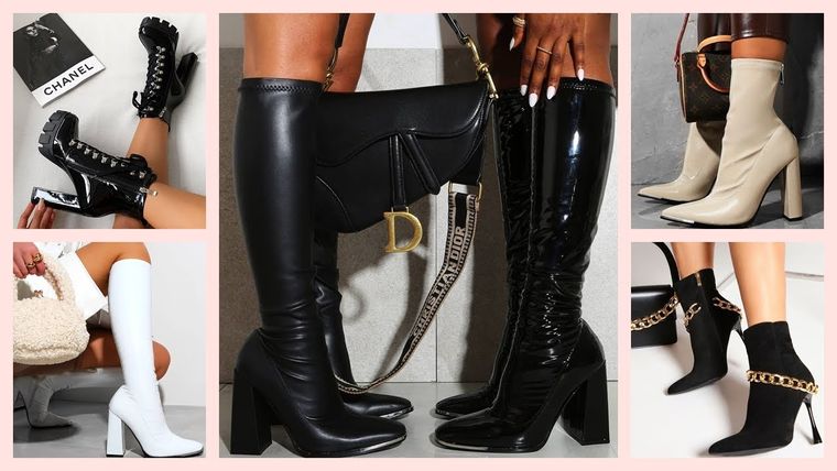 Durante esta temporada la combinación de faldas o vestidos con botas dominarán la moda y así es como llevarlos