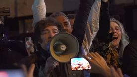 Javier Milei en Mar del Plata. Foto: Captura A24 Javier Milei en Mar del Plata. Foto: Captura A24