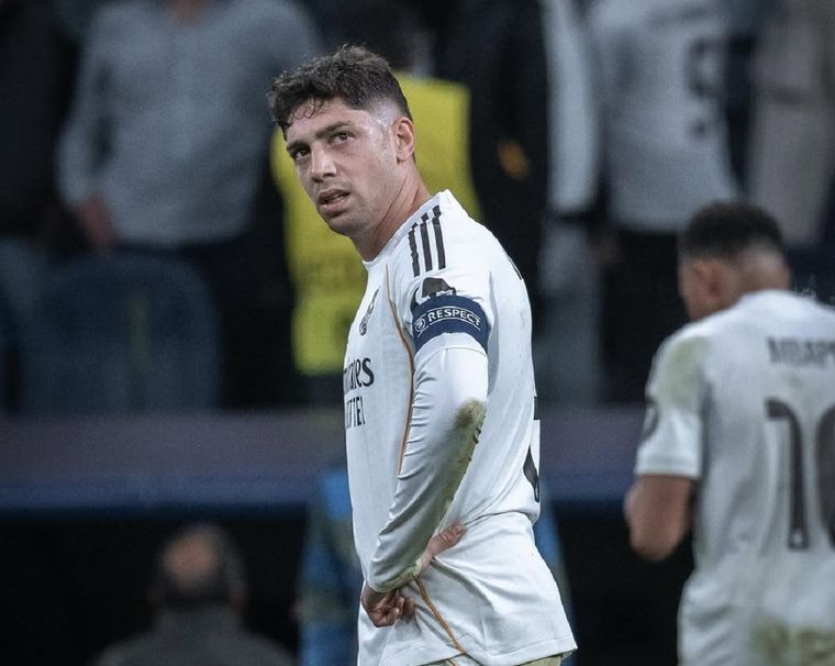 El uruguayo fue trasladado al hospital luego del incidente.