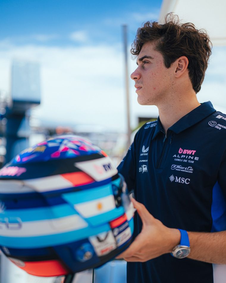 Colapinto y la ¿amenaza? de un experimentado. Foto: @AlpineF1Team