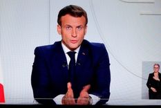 El presidente francés anunció las nuevas medidas en un mensaje televisado.