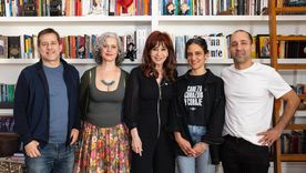 CFK con dirigentes en su casa