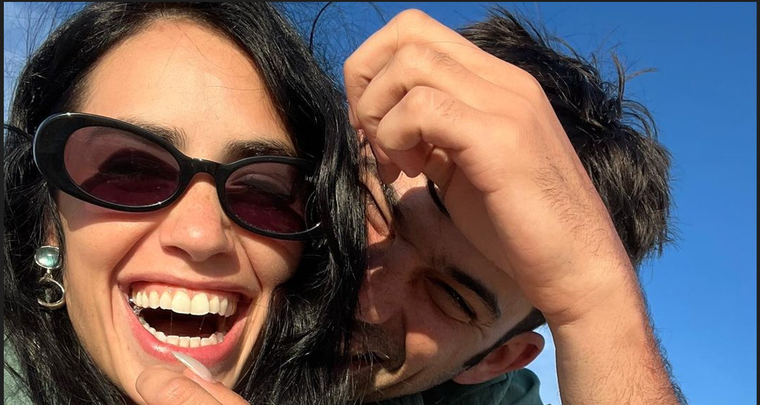 Lali y Pedro blanquearon su vínculo entre besos y risas.