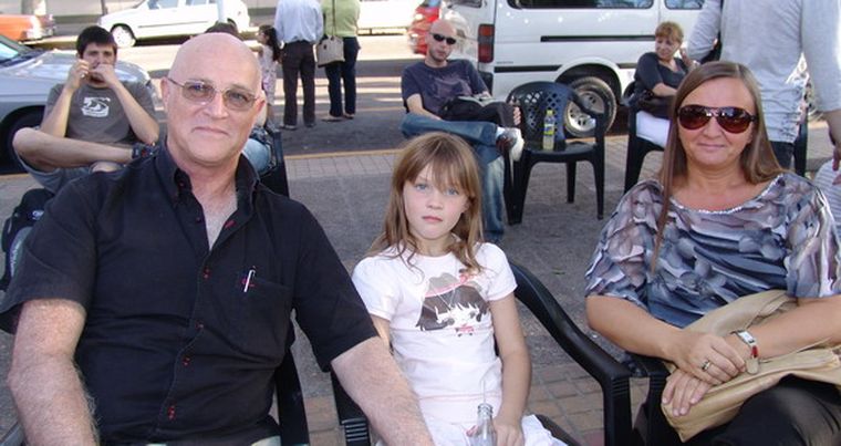 Ubicados para la función: Alberto, Lisi y Cecilia Tersoglio. Foto: MDZ