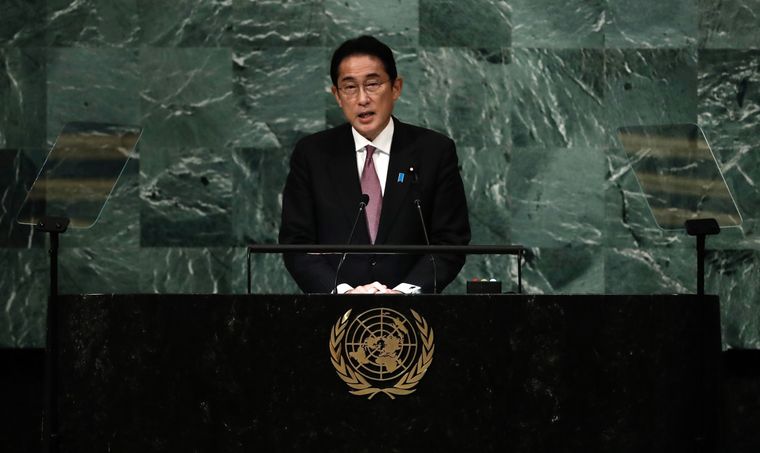 Fumio Kishida, primer ministro de Japón Foto: EFE