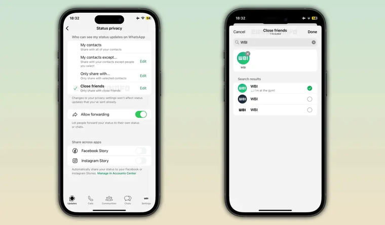 Así luce la función en la que trabaja WhatsApp. Así luce la función en la que trabaja WhatsApp.