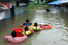 Bangladesh, atravesado por habituales inundaciones. Foto: Efe.