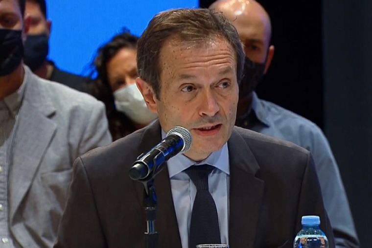 Gustavo Beliz presentó la polémica iniciativa del Gobierno. Foto: Parlamentario