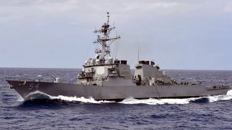 El USS Curtis Wilbur. Foto: Hoy.net