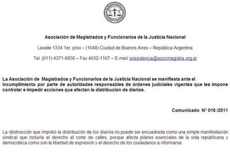 El documento cuestiona duramente al Gobierno. Foto: MDZ