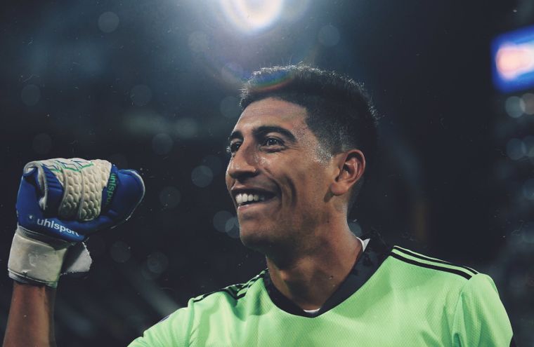 Esteban Andrada está en duda para el partido ante River. 
