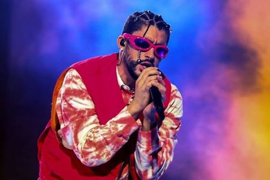 MDZol | Para el profesor Nathian Rodríguez, analizar la figura de Bad Bunny le permitirá a sus estudiates entender asuntos tan diversos como masculinidad y mercantilización. Foto: GETTY IMAGES