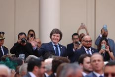 Milei, enfurecido por la decisión de Diputados, que se unió para darle media sanción a la nueva fórmula jubilatoria. Foto: Presidencia