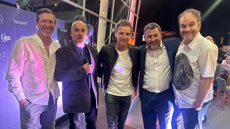 José Luis Saldaña, Roberto Graziolin, Gonzalo Lafuente, Flavio Kristich y Federico Croce. José Luis Saldaña, Roberto Graziolin, Gonzalo Lafuente, Flavio Kristich y Federico Croce.