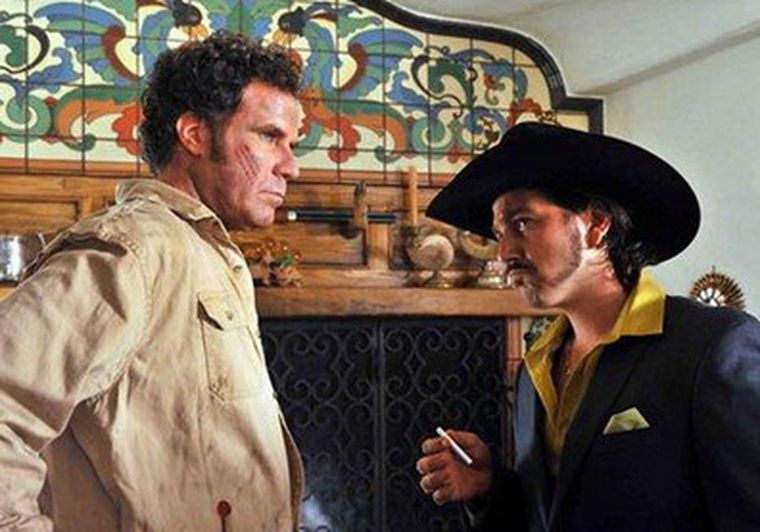 Farrell y Diego Luna, en Casa de mi padre Foto: web