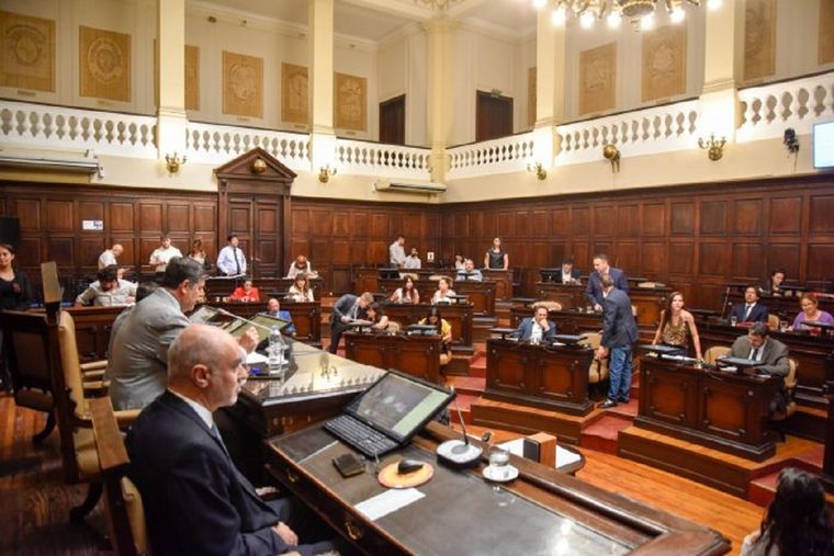 La sesión de este martes Foto: Gobierno de Mendoza