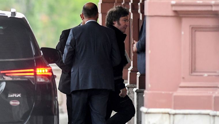 Javier Milei envió el temario al Congreso Foto: Télam