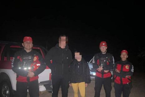El rescate de dos&nbsp; excursionistas que se desorientaron en las Altas Cumbres de Córdoba.