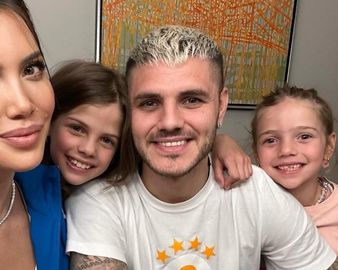 Las hijas de Wanda Nara y Mauro Icardi, solas en el Día del Padre. Foto: Instagram wanda_nara Las hijas de Wanda Nara y Mauro Icardi, solas en el Día del Padre. Foto: Instagram wanda_nara