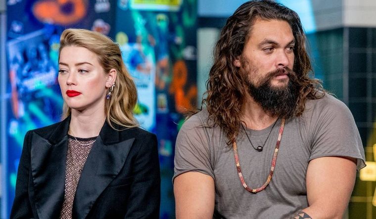 Amber Heard acusó a Jason Momoa de acosarla y disfrazarse de Johnny Depp en el set de Aquaman.