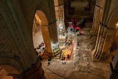 La bóveda oculta tiene uno 400 años de antigüedad. Foto: Christophe Fouquin and Inrap