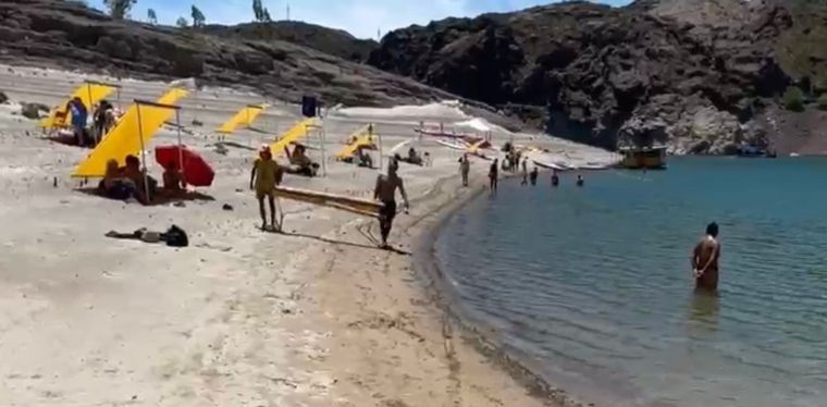 Esta playa es muy buscada por turistas Foto: Captura de video Raffeish