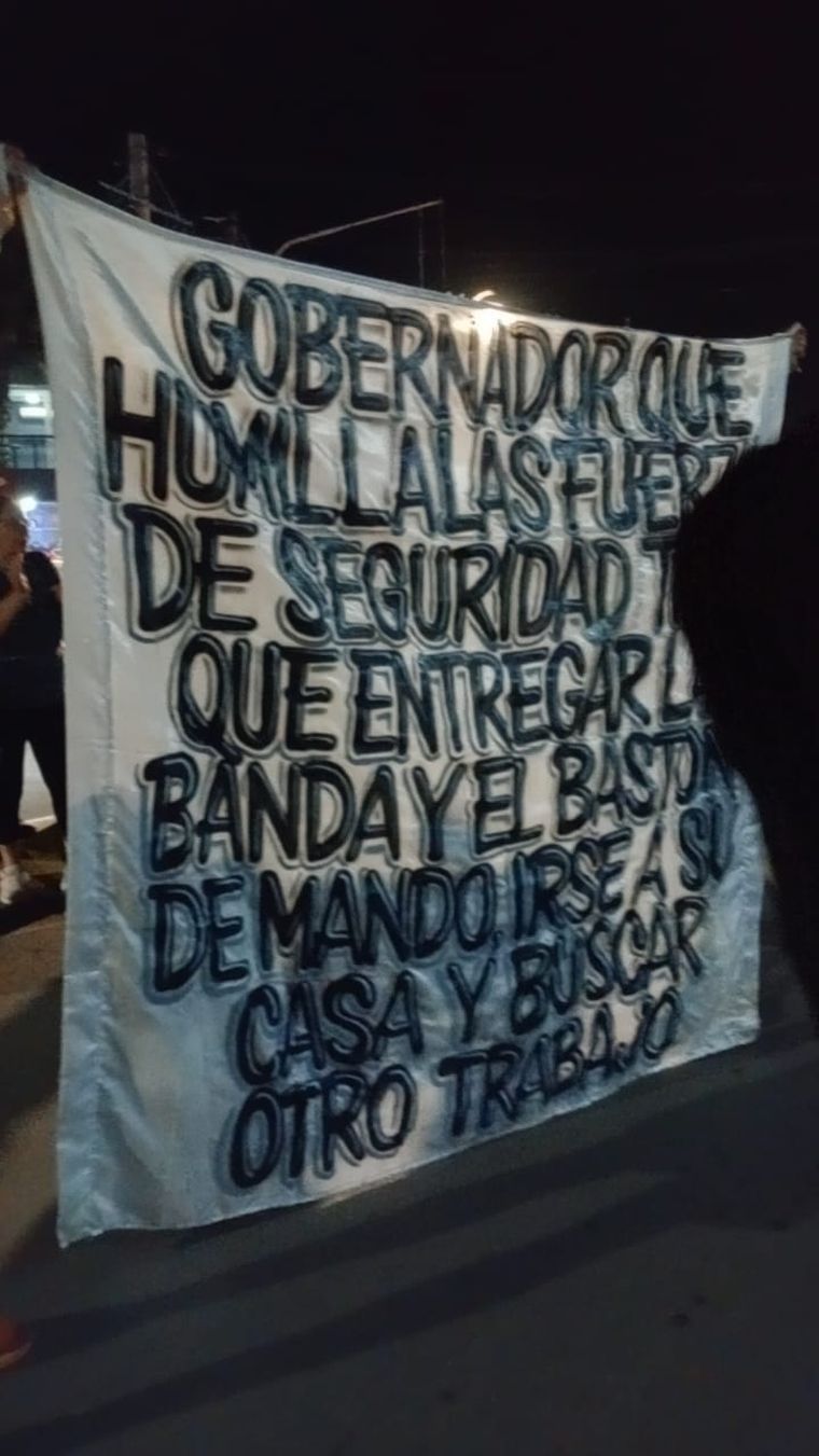 La movilización se desarrolló en un clima de tensión. La movilización se desarrolló en un clima de tensión.