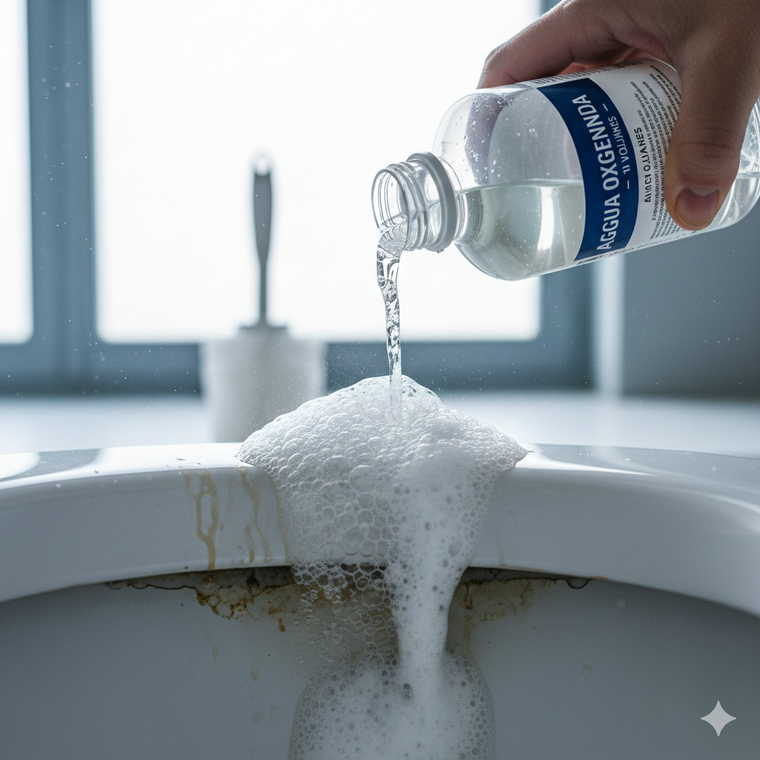 Un truco de limpieza ideal para el baño. Fuente. IA Gemini. Un truco de limpieza ideal para el baño. Fuente. IA Gemini.