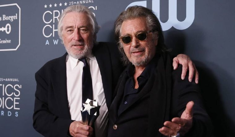 Robert De Niro y Al Pacino, paternidad avanzada para ambos.