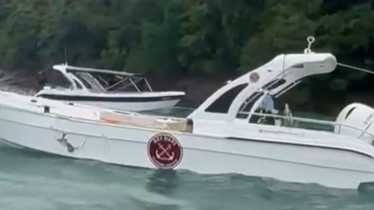 Un choque de lanchas en Brasil dejó como saldo un argentino fallecido. Foto: Captura de pantalla