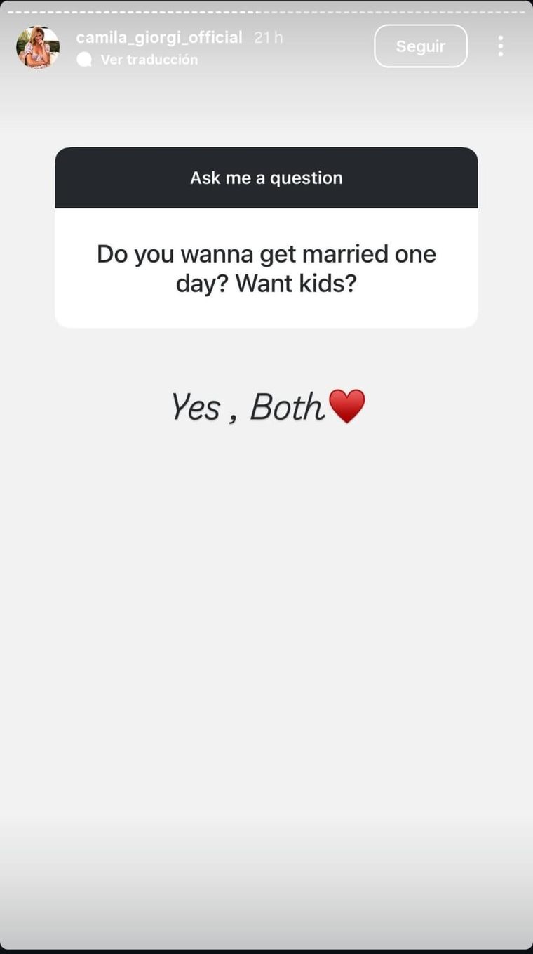 Otra de las respuestas de Giorgi. Otra de las respuestas de Giorgi.