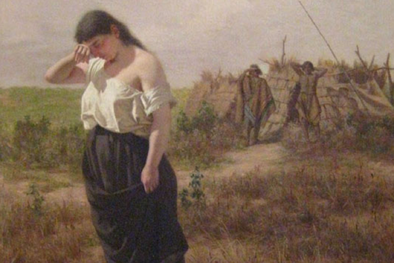 MDZol | La historia de las cautivas ha sido reflejada mucho antes por el arte. Foto: Juan Manuel Blanes, El regreso de la cautiva, 1880