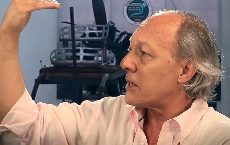 El piloto del avión, Jorge Polanco Foto: Captura Radio Splendid