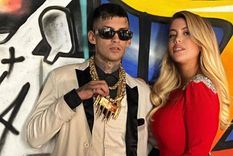 se filtro el video de wanda nara y l-gante a los besos en un auto