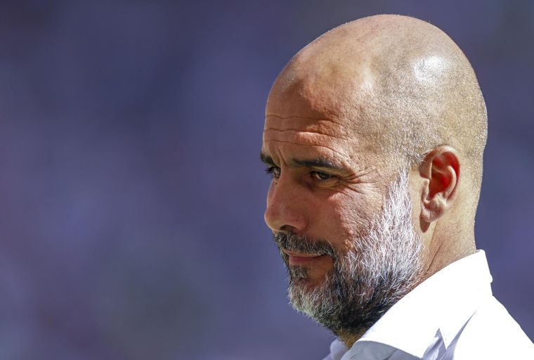 Guardiola y una pícara respuesta tras la derrota del City en la Community Shield Foto: EFE