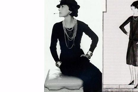 El conocido pequeño vestido negro de Cocó Chanel es de 1926. Foto: wixstatic.com